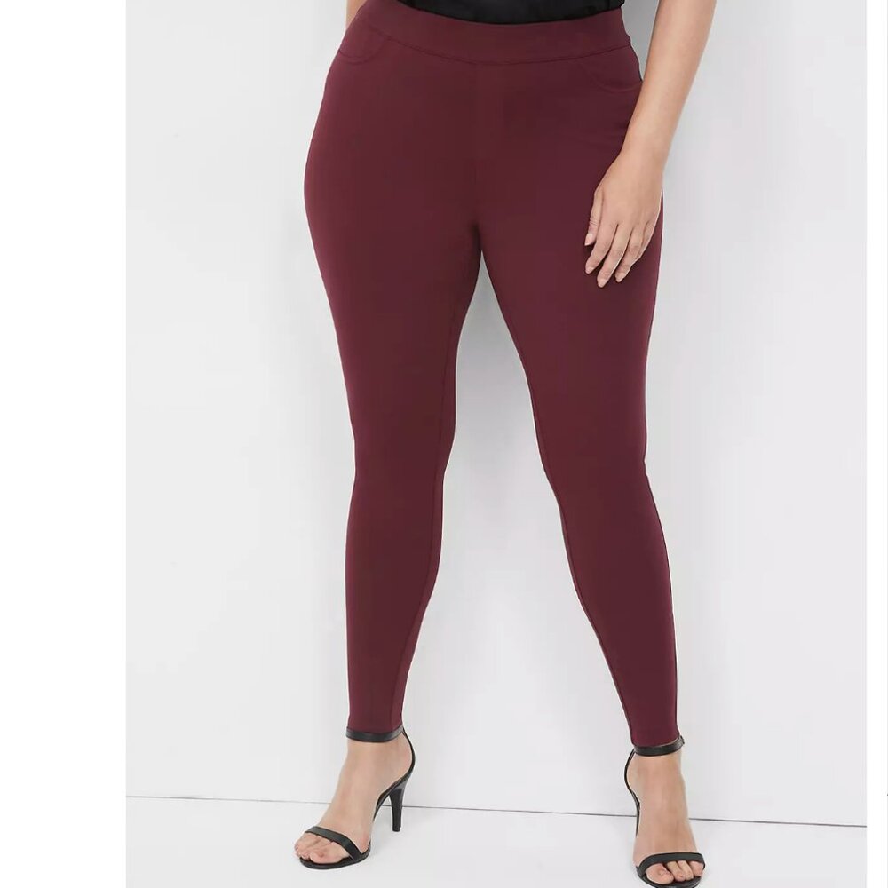 Lane Bryant Women's Pull-On Ponte High-Rise Pocket Leggings Size 18/20